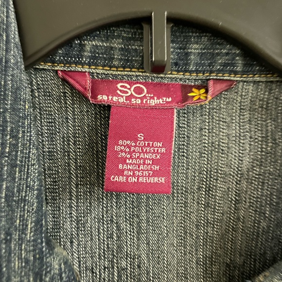 SO Jean jacket size small - Picture 4 of 6